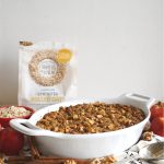 pan of apple cinnamon baked oatmeal