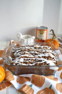 glazed pumpkin spice cake