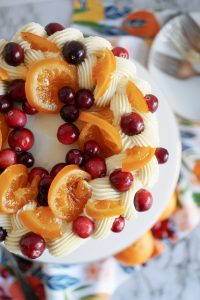 close up shot of decorations on top of cake