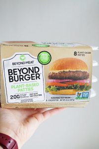 package of Beyond Burgers