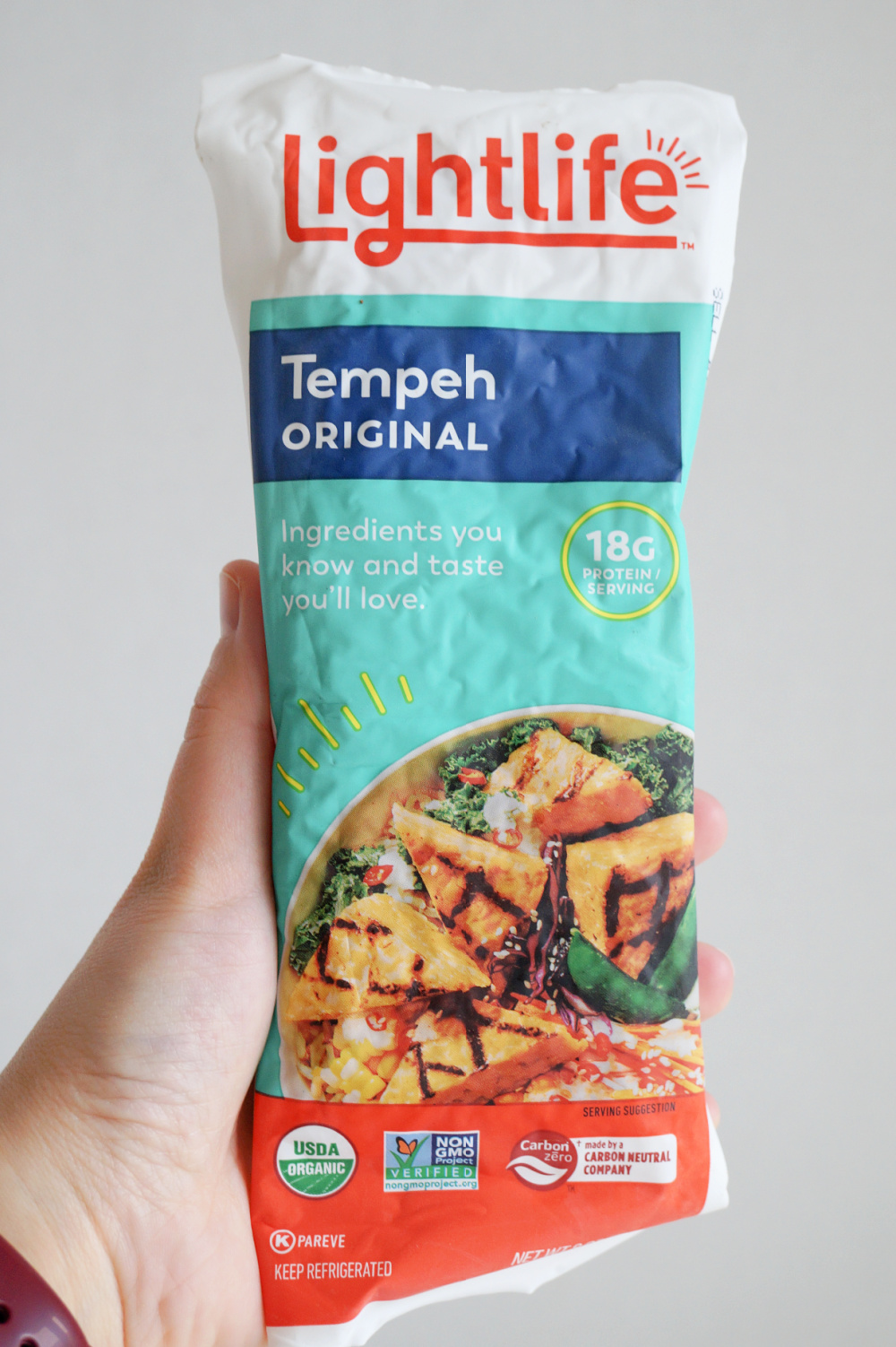 package of tempeh