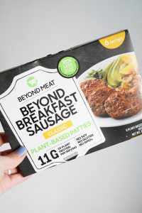 vegan breakfast sausage package