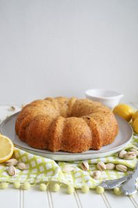 plain lemon pistachio bundt cake