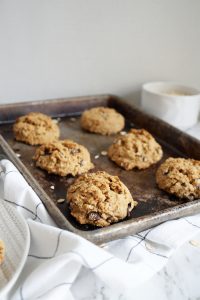 pan of cookies