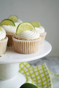 cupcake on cake stand