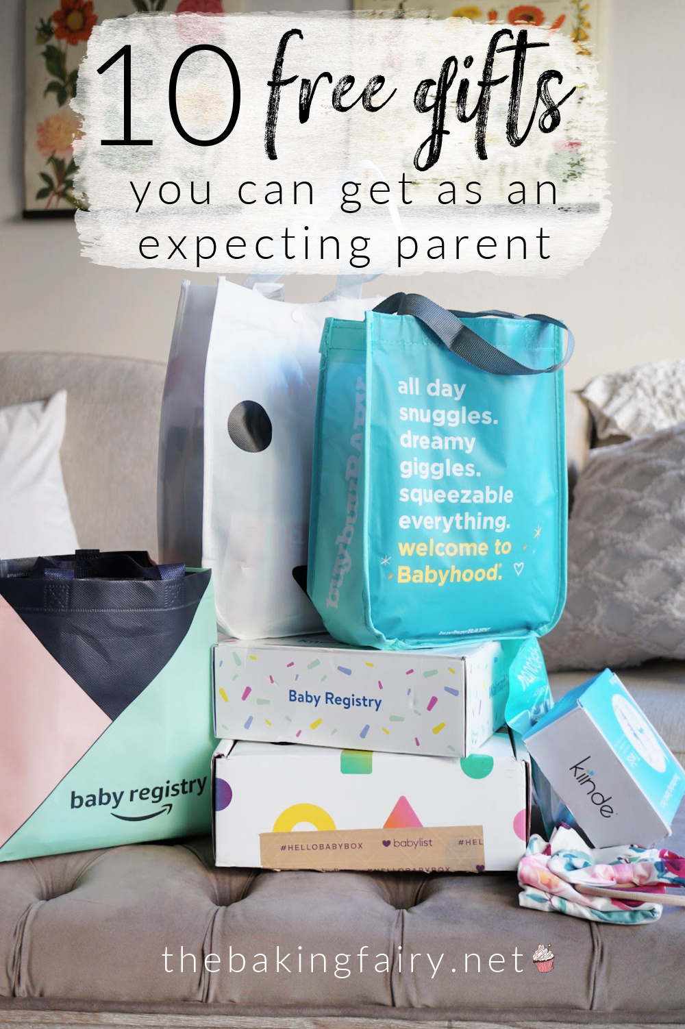Baby product giveaways